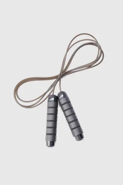 Shop boohooMAN Active Skipping Rope black