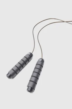 Shop boohooMAN Active Skipping Rope black