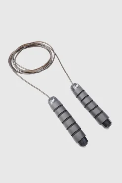 Shop boohooMAN Active Skipping Rope black