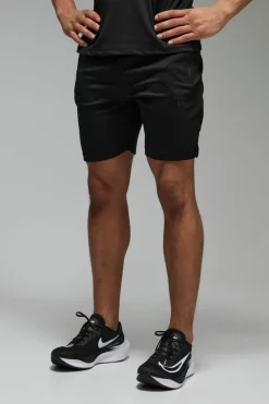Flash Sale boohooMAN Active Training Dept 7inch Regular Fit Mesh Short black