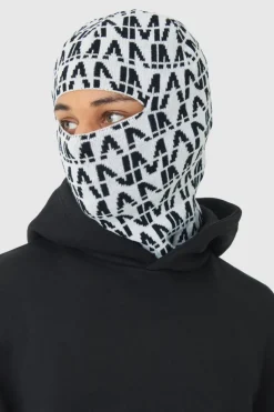 Clearance boohooMAN All Over Man Dash Face Covering white