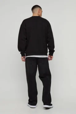 Best Sale boohooMAN Baggy Fit Jeans washed black