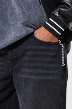 Best Sale boohooMAN Baggy Fit Jeans washed black