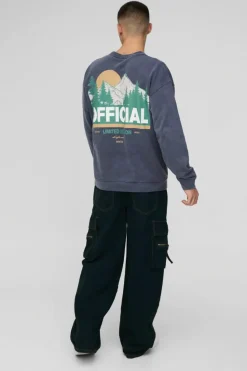 Best Sale boohooMAN Baggy Rigid Cargo Washed Denim Jeans green