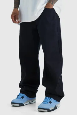 Store boohooMAN Baggy Rigid Jean true black
