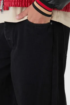 Best Sale boohooMAN Baggy Rigid Jean In true black
