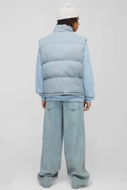 Best boohooMAN Baggy Rigid Jeans antique blue