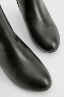 Best Sale boohoo Basic Block Heel Shoe Boots black