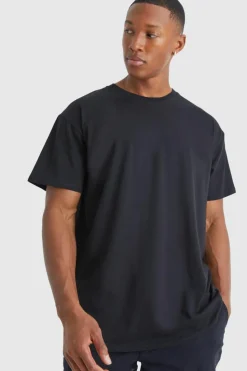 Outlet boohooMAN Basic Crew Neck T Shirt black