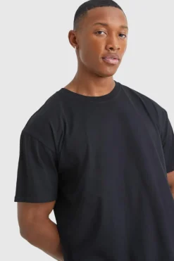 Outlet boohooMAN Basic Crew Neck T Shirt black