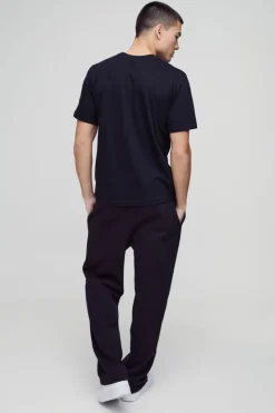Outlet boohooMAN Basic Crew Neck T Shirt black
