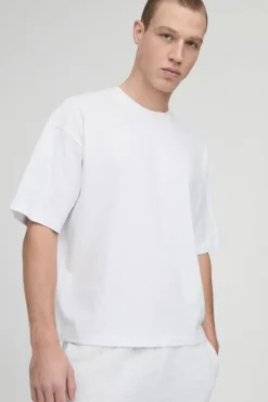 Flash Sale boohooMAN Basic Oversized Boxy Crew Neck T-shirt white