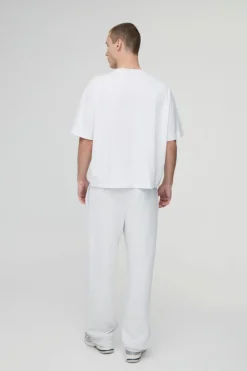 Flash Sale boohooMAN Basic Oversized Boxy Crew Neck T-shirt white