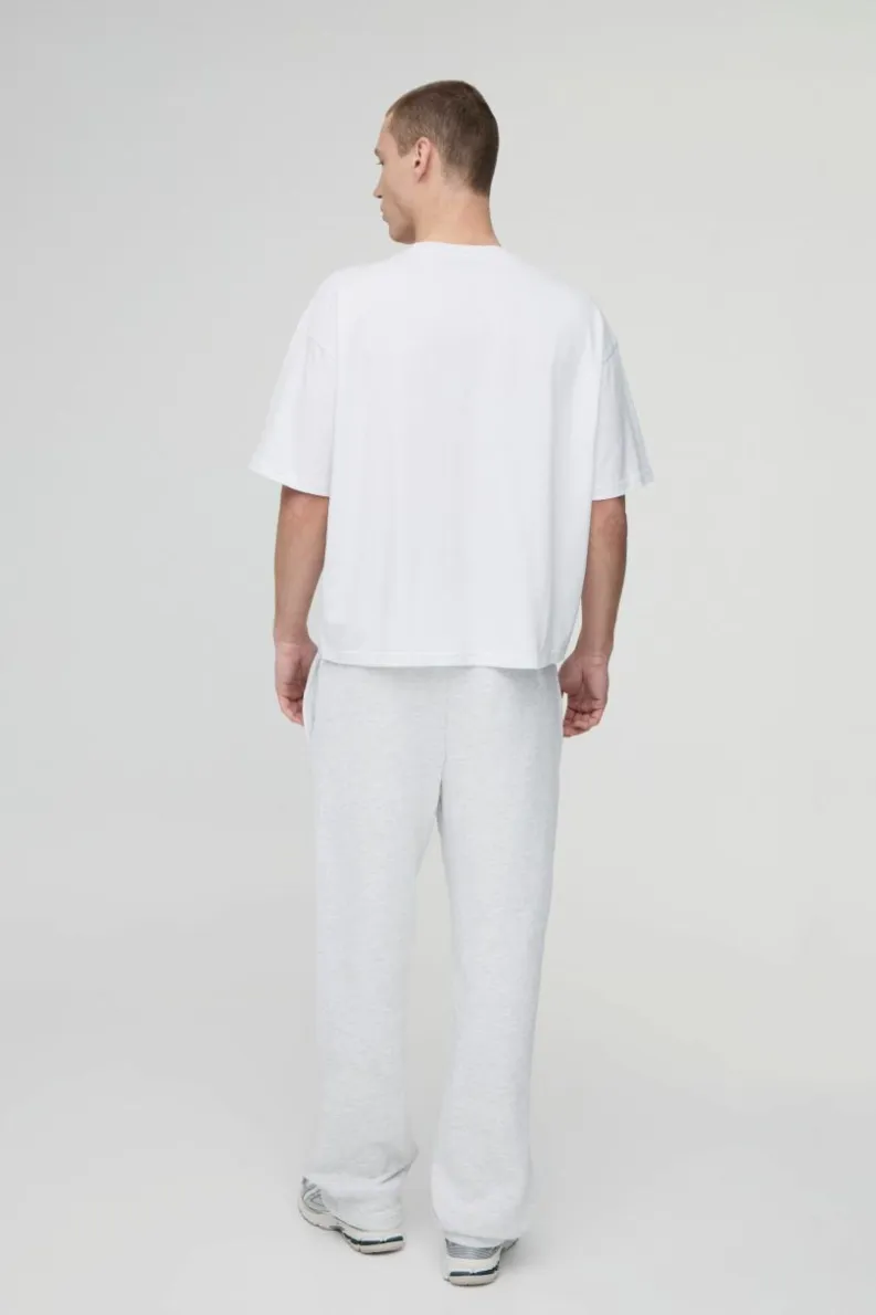 Flash Sale boohooMAN Basic Oversized Boxy Crew Neck T-shirt white