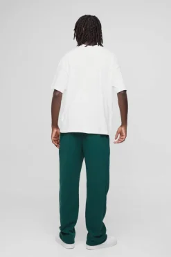 Outlet boohooMAN Basic Oversized Extended Neck T-Shirt white