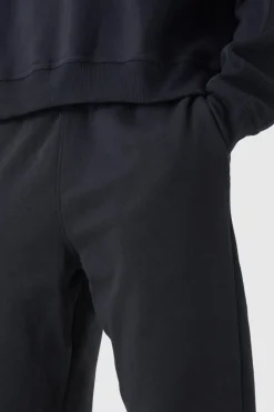 Discount boohooMAN Basic Regular Fit Jogger black