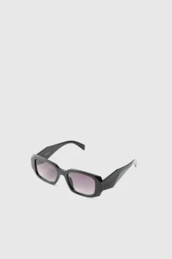 Store boohooMAN Rectangular Sunglasses black