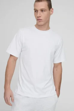Best Sale boohooMAN Bm Signature Embroidered Crew Neck T-shirt white
