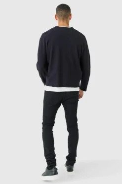 Flash Sale boohooMAN Boxy Fit Knitted Cardigan black