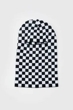 Clearance boohooMAN Checkered Face Covering black