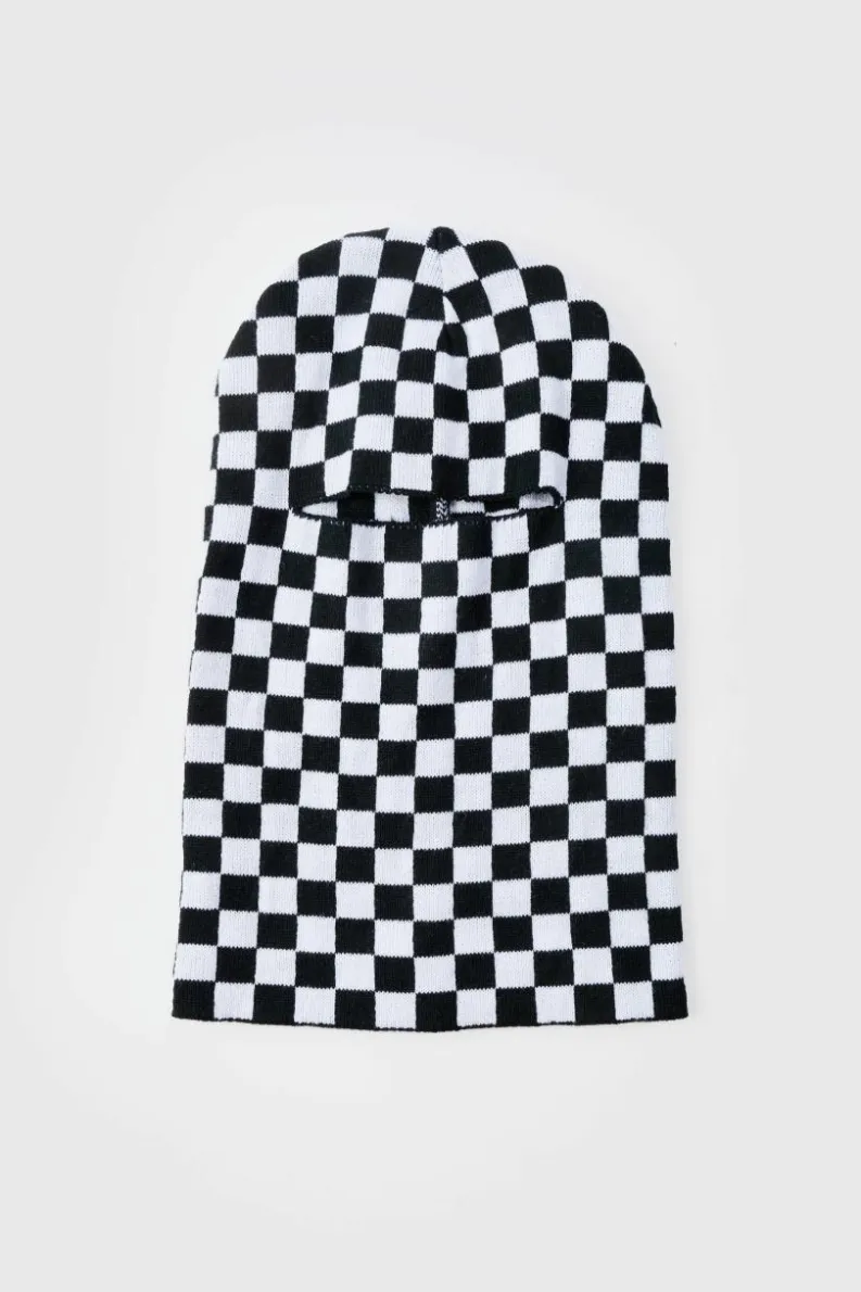 Clearance boohooMAN Checkered Face Covering black