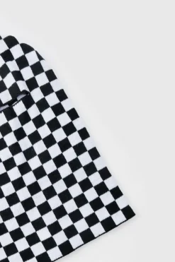 Clearance boohooMAN Checkered Face Covering black