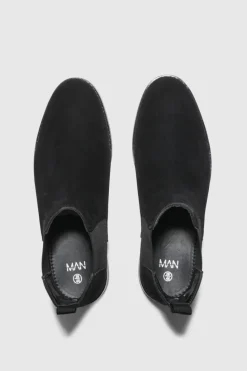 Store boohooMAN Chelsea Boot black