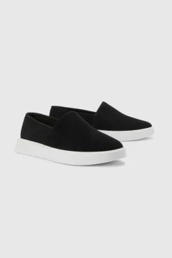 Fashion boohooMAN Chunky Faux Suede Loafer black