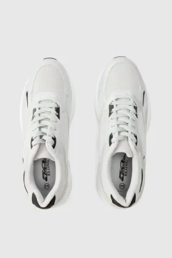 Cheap boohooMAN Chunky Mesh Trainer grey