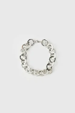 Flash Sale boohooMAN Chunky Metal Bracelet In silver