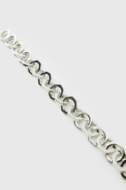 Flash Sale boohooMAN Chunky Metal Bracelet In silver