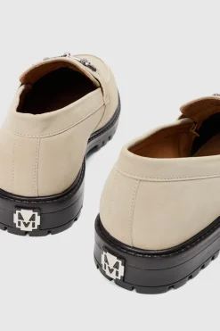 Fashion boohooMAN Chunky Snaffle Loafer In taupe