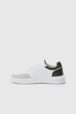 New boohooMAN Chunky Sole Trainer In white