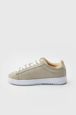Hot boohooMAN Chunky Trainer In Stone grey