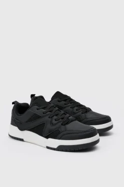 Cheap boohooMAN Chunky Trainers In black