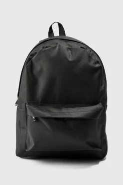 New boohooMAN Classic Rucksack In black