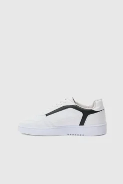 Cheap boohooMAN Contrast Panel Chunky Trainers In black