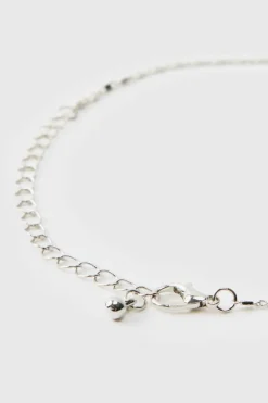 Best boohooMAN Cross Pendant Necklace In silver