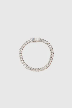Clearance boohooMAN Cuban Chunky Chain Bracelet In silver