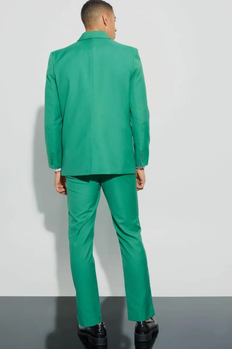 Outlet boohoo Double Breasted Suit mint