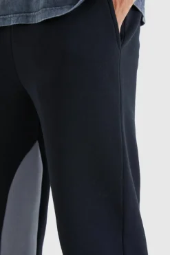 Best boohooMAN Double Gusset Joggers black