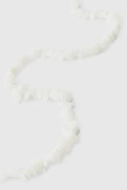 Flash Sale boohooMAN Double Layer Beaded Necklace In white