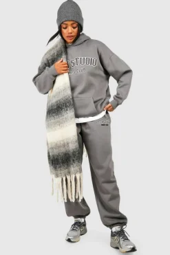 Cheap boohoo Dsgn Studio Applique Oversized Jogger light grey