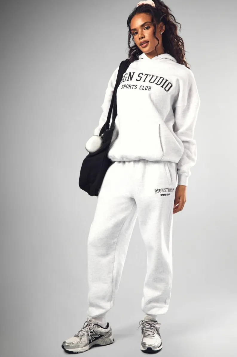 Hot boohoo Dsgn Studio Applique Tracksuit Set black