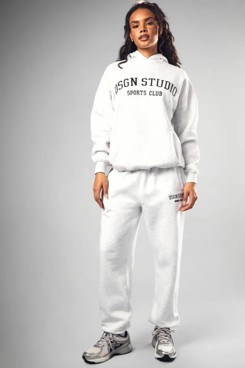 Hot boohoo Dsgn Studio Applique Tracksuit Set black