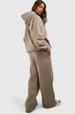 Flash Sale boohoo DSGN STUDIO APPLIQUE TRACKSUIT SET charcoal