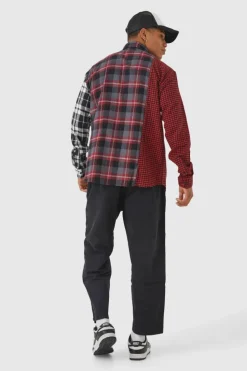 Hot boohooMAN Elasticated Waist Skate Chino Trouser black