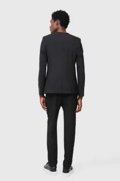 Cheap boohooMAN Elastic Waist Slim Tailored Jogger black