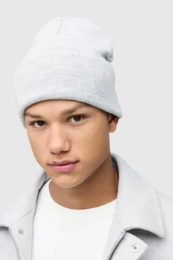 Cheap boohooMAN Essential Beanie In grey