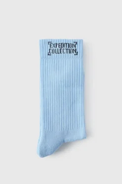 Cheap boohooMAN Expedition Collection Socks In blue